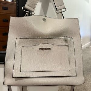 White handbag
